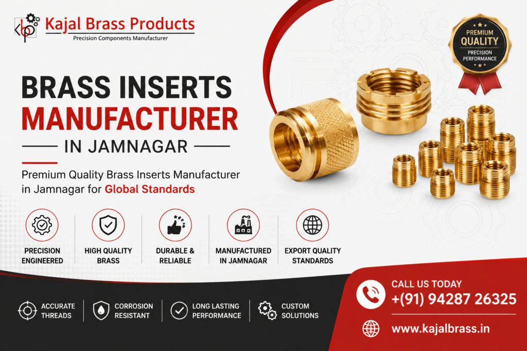 Brass Inserts Manufacturer in Jamnagar