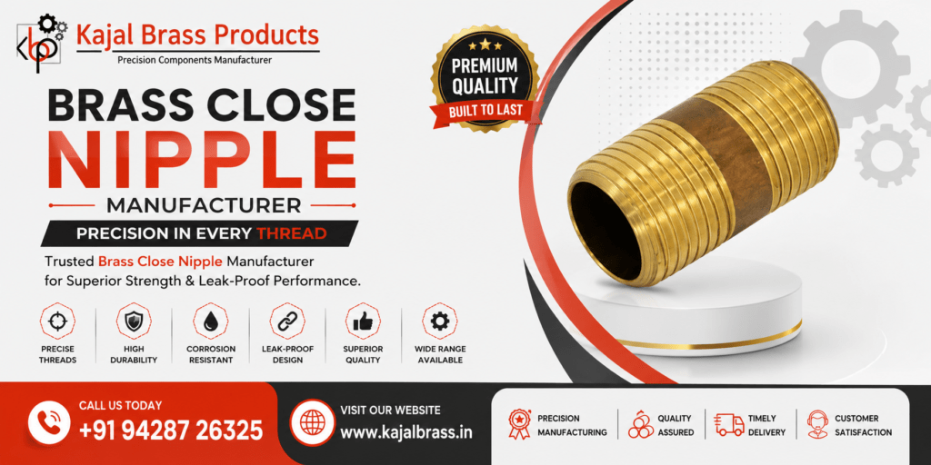 Brass Close Nipple Manufacturer