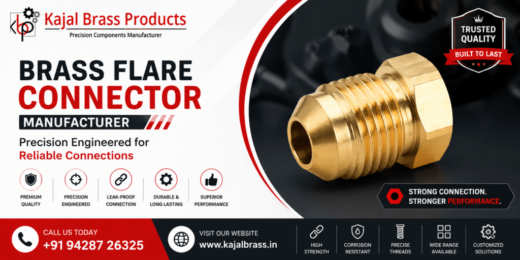 Brass Flare Connector Manufacturer